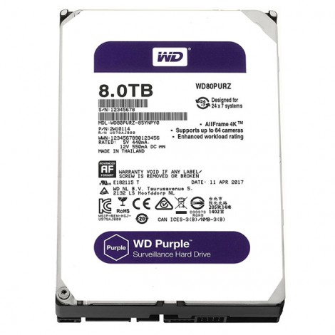 HDD 8TB WD80PURZ