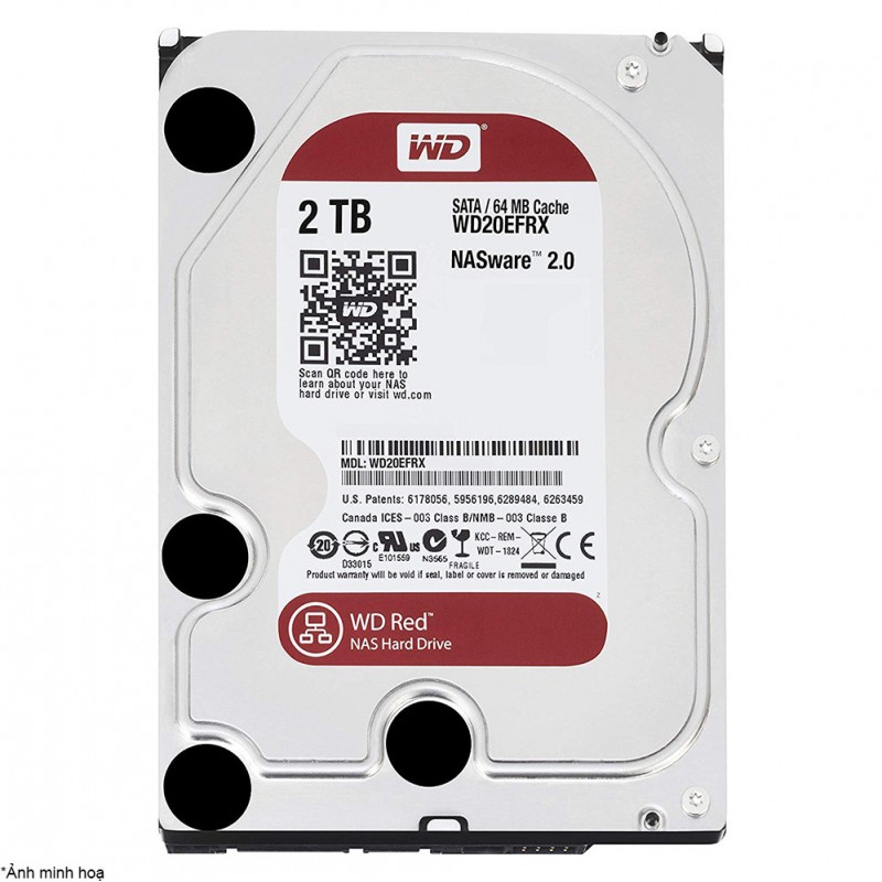 HDD NAS WD Red 2TB Sata3 5400rpm (WD20EFRX)