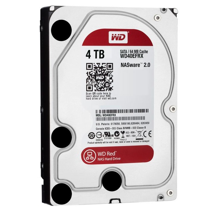 HDD NAS WD Red 4TB Sata3 5400rpm (WD40EFRX)