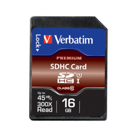 Thẻ nhớ 16GB SD Verbatim Class 10 43962