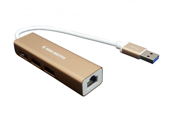 HUB 3-1 USB 3.0 -> Lan (3.0) Kingmaster KM017