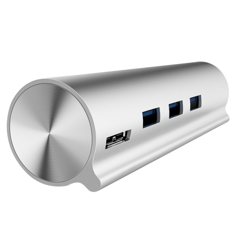 Hub USB 3.0 3 Ports +TF/SD Reader Unitek (Y-3094)+Type-C