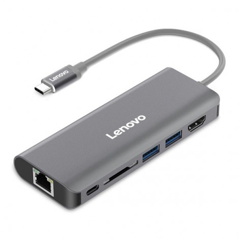 Hub Type-A ->2 USB (2.0) HDMI/PD/RJ45/SD Lenovo C109-GY