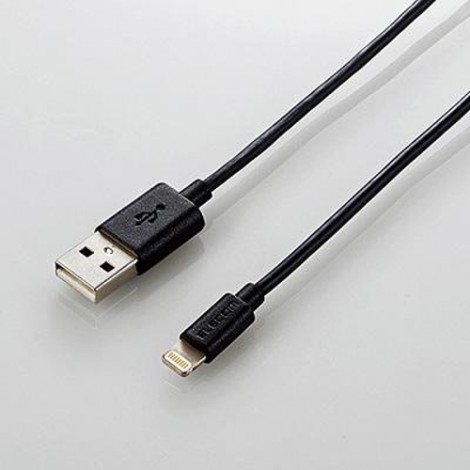 Cable Lightning Elecom MPA-FUALY10BK