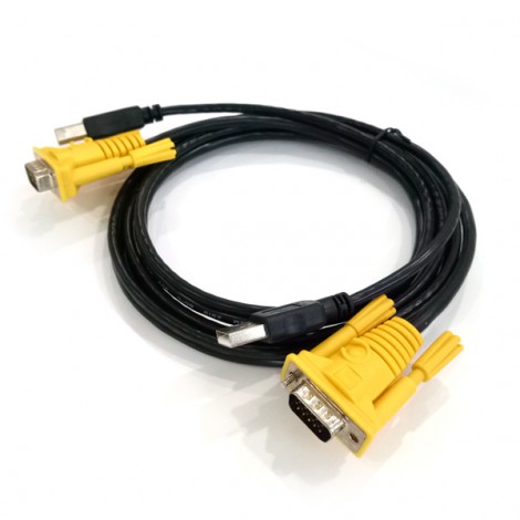 CABLE VGA USB KVM 1.5m